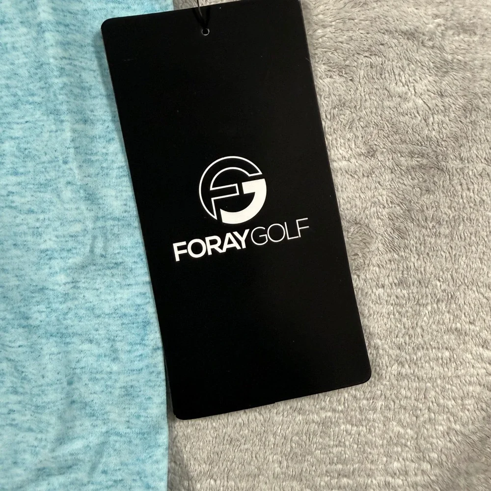 Foray Golf Shirt Women XS Blue Marl Core 3.0 Polo Sleeveless Performance NWT - Picture 3 of 10